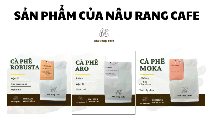 SHOP BÁN CÀ PHÊ SẠCH NGUYÊN CHẤT - RANG MỘC TẠI TP.HCM