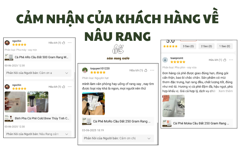 SHOP BÁN CÀ PHÊ SẠCH NGUYÊN CHẤT - RANG MỘC TẠI TP.HCM